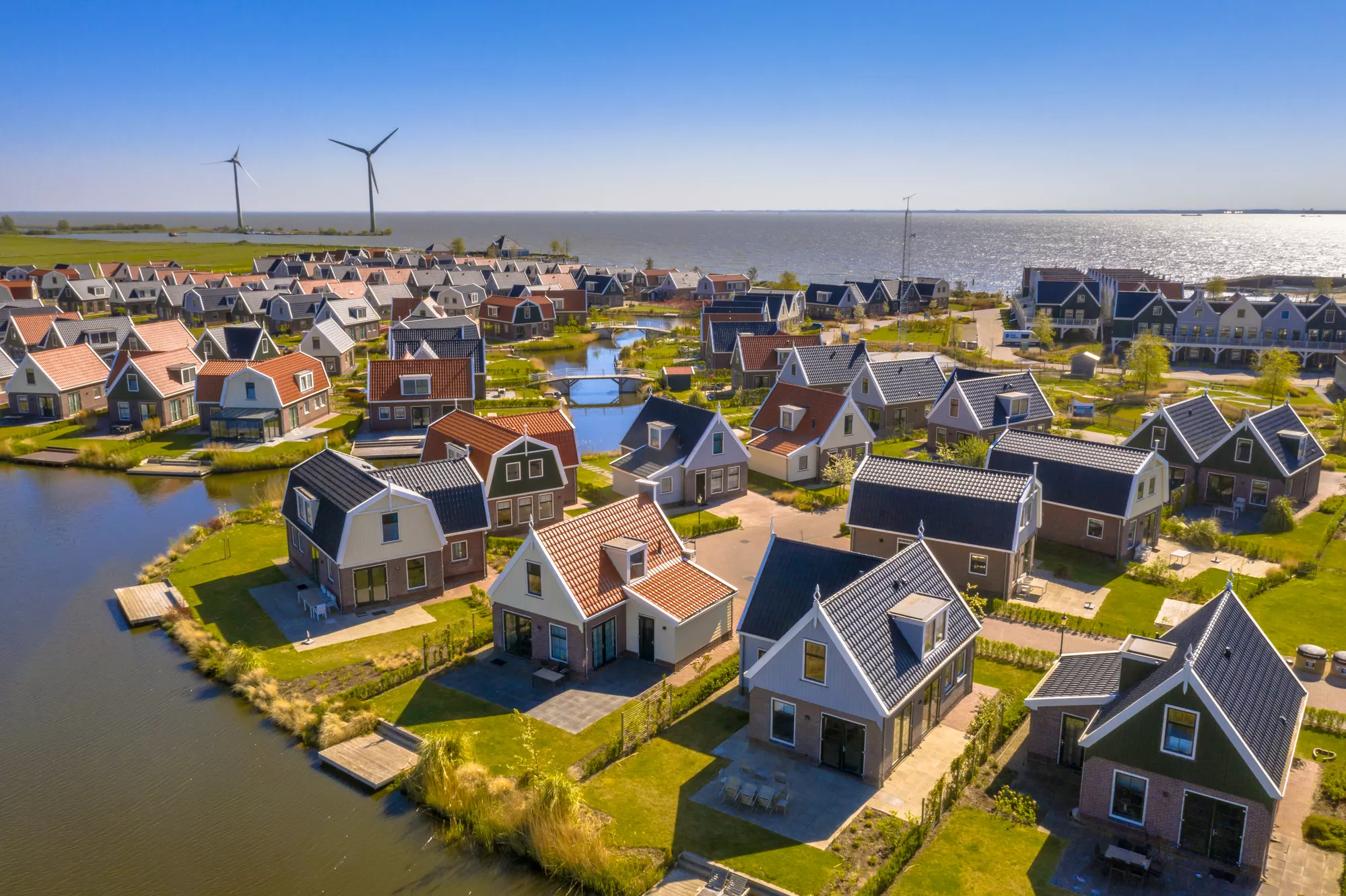 Vakantieparken aan het water