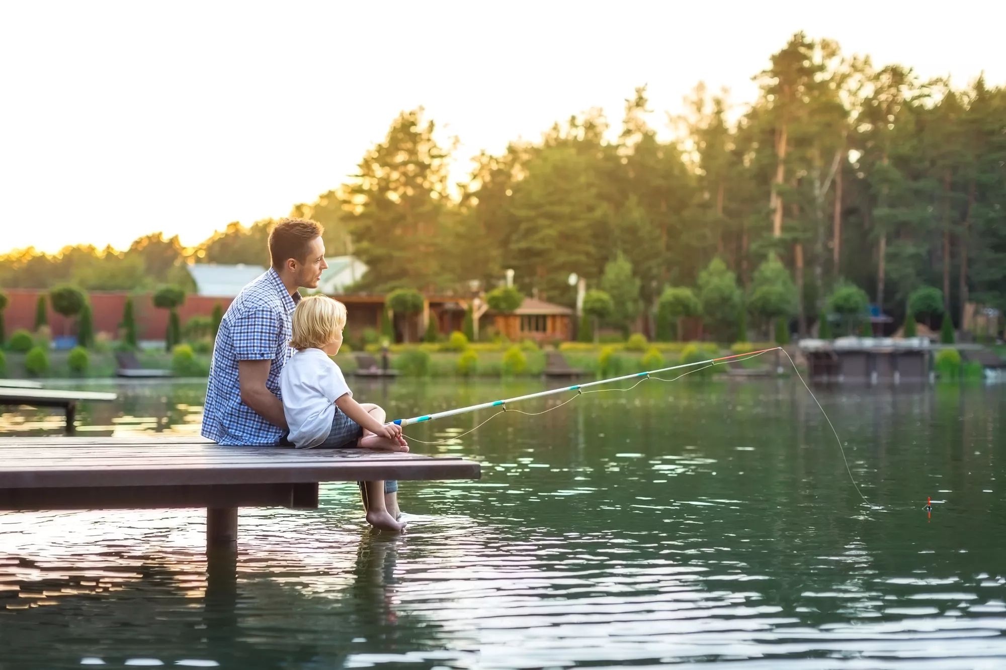 Vakantieparken met viswater